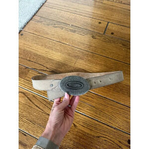 Western Leather Beige Belt 100cm aprox 40”